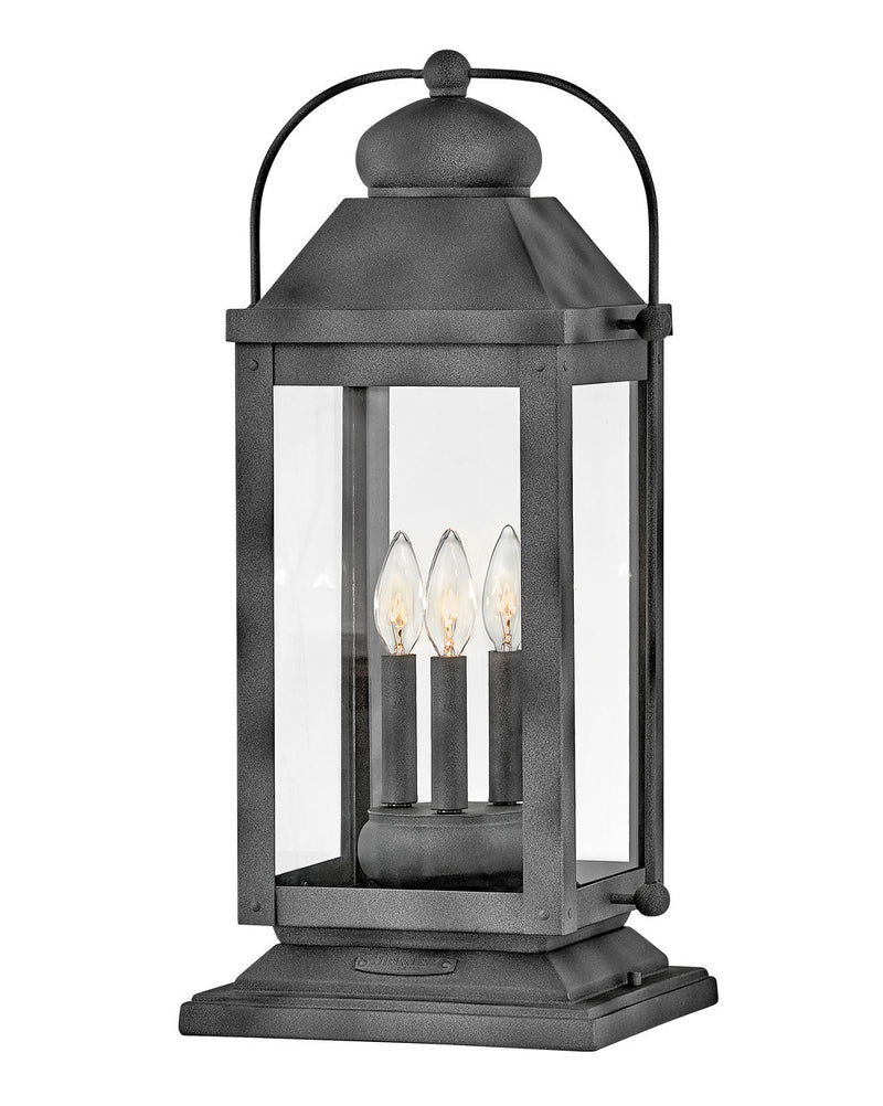 Hinkley - 1857DZ-LL - LED Pier Mount - Anchorage - Aged Zinc