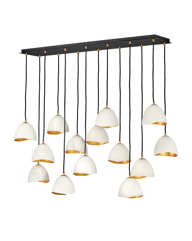 Hinkley - 35909SHW - LED Chandelier - Nula - Shell White