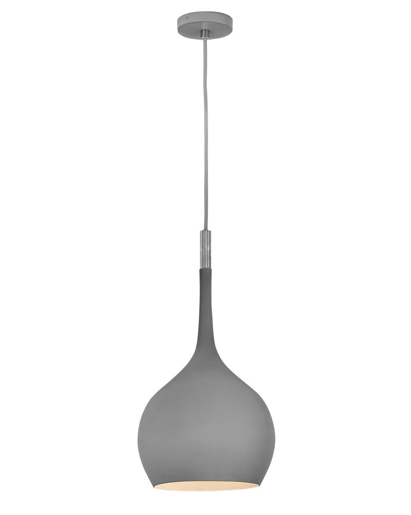 Hinkley - 4457MG - LED Pendant - Ziggy - Matte Gray