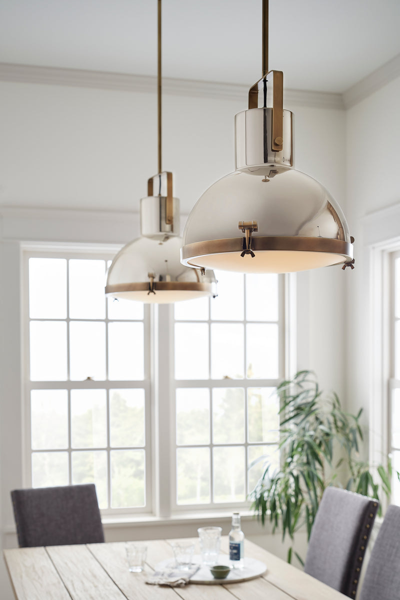 LED Pendant<br /><span style="color:#4AB0CE;">Entrega: 4-10 dias en USA</span><br /><span style="color:#4AB0CE;font-size:60%;">PREGUNTE POR ENTREGA EN PANAMA</span><br />Collection: Nautique<br />Finish: Heritage Brass