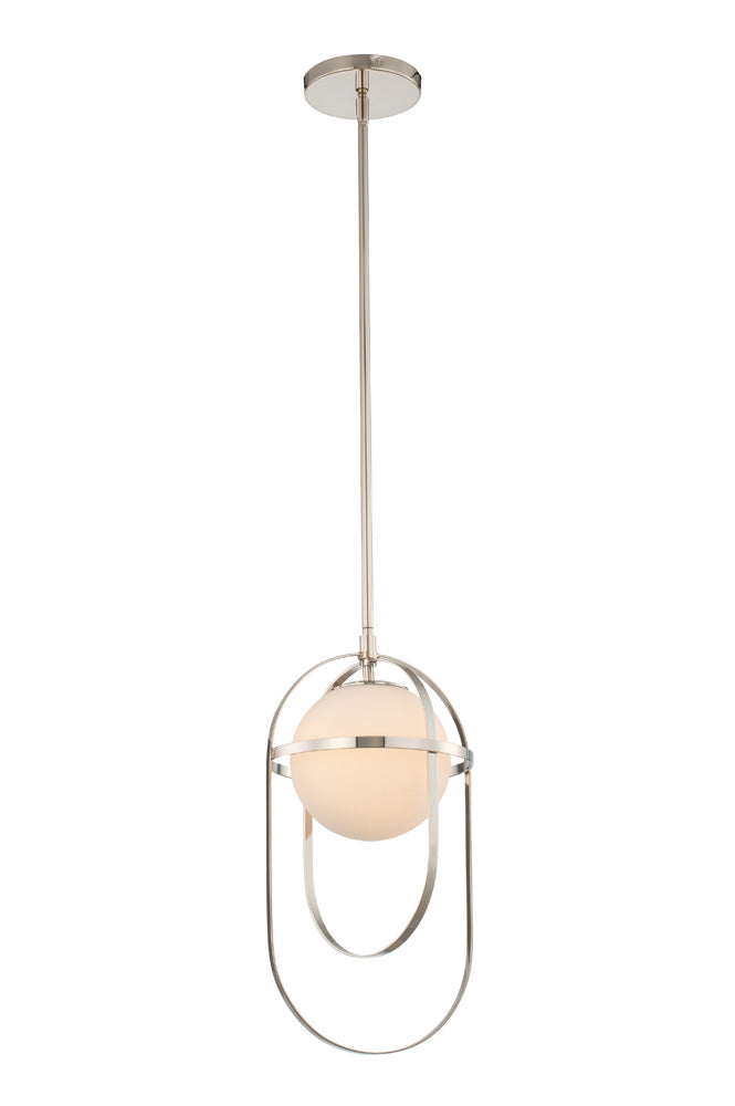 Kalco - 513311PN - One Light Mini Pendant - Lennox - Polished Nickel