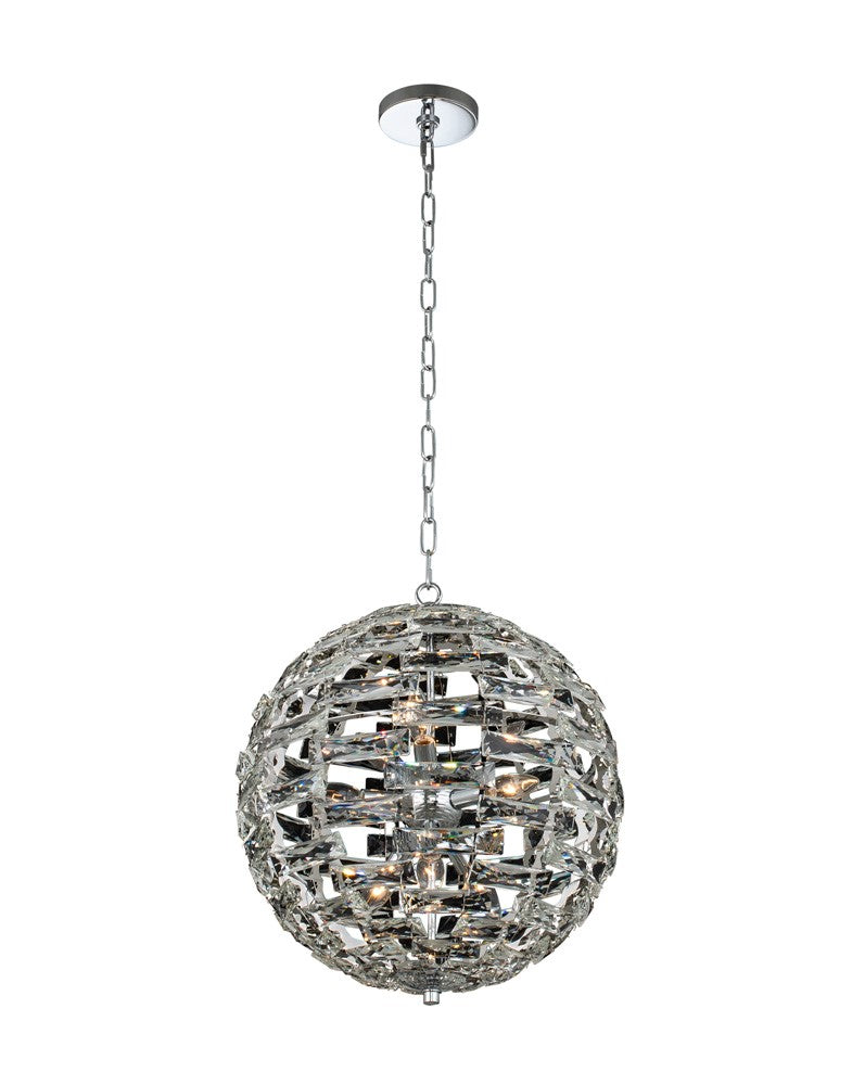 Nine Light Pendant<br /><span style="color:#4AB0CE;">Entrega: 4-10 dias en USA</span><br /><span style="color:#4AB0CE;font-size:60%;">PREGUNTE POR ENTREGA EN PANAMA</span><br />Collection: Alta<br />Finish: Polished Chrome