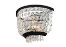 Allegri - 037321-052-FR001 - Two Light Wall Sconce - Terzo - Matte Black w Polished Chrome