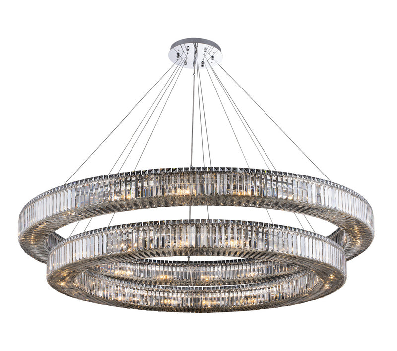 Allegri - 11721-010-FR001 - 38 Light Pendant - Rondelle - Polished Chrome