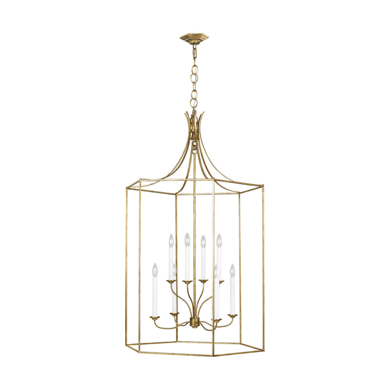 Eight Light Chandelier<br /><span style="color:#4AB0CE;">Entrega: 4-10 dias en USA</span><br /><span style="color:#4AB0CE;font-size:60%;">PREGUNTE POR ENTREGA EN PANAMA</span><br />Collection: Bantry House<br />Finish: Antique Gild