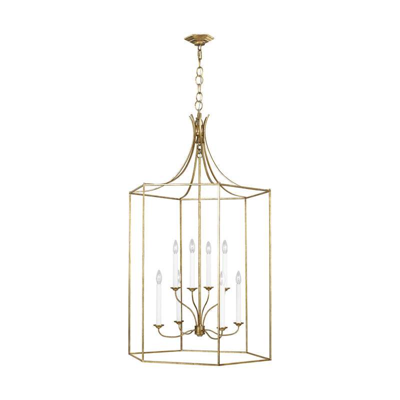 Eight Light Chandelier<br /><span style="color:#4AB0CE;">Entrega: 5-6 semanas en USA</span><br /><span style="color:#4AB0CE;font-size:60%;">PREGUNTE POR ENTREGA EN PANAMA</span><br />Collection: Bantry House<br />Finish: Antique Gild