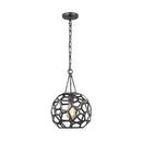 One Light Pendant<br /><span style="color:#4AB0CE;">Entrega: 4-10 dias en USA</span><br /><span style="color:#4AB0CE;font-size:60%;">PREGUNTE POR ENTREGA EN PANAMA</span><br />Collection: Feccetta<br />Finish: Midnight Black