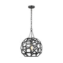 One Light Pendant<br /><span style="color:#4AB0CE;">Entrega: 4-10 dias en USA</span><br /><span style="color:#4AB0CE;font-size:60%;">PREGUNTE POR ENTREGA EN PANAMA</span><br />Collection: Feccetta<br />Finish: Midnight Black