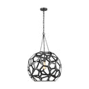 One Light Pendant<br /><span style="color:#4AB0CE;">Entrega: 4-10 dias en USA</span><br /><span style="color:#4AB0CE;font-size:60%;">PREGUNTE POR ENTREGA EN PANAMA</span><br />Collection: Feccetta<br />Finish: Midnight Black