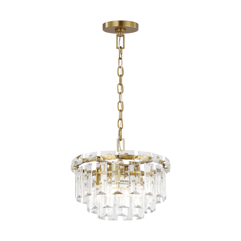 Four Light Chandelier<br /><span style="color:#4AB0CE;">Entrega: 4-10 dias en USA</span><br /><span style="color:#4AB0CE;font-size:60%;">PREGUNTE POR ENTREGA EN PANAMA</span><br />Collection: Arden<br />Finish: Burnished Brass