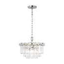 Four Light Chandelier<br /><span style="color:#4AB0CE;">Entrega: 4-5 semanas en USA</span><br /><span style="color:#4AB0CE;font-size:60%;">PREGUNTE POR ENTREGA EN PANAMA</span><br />Collection: Arden<br />Finish: Polished Nickel