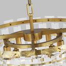 Ten Light Chandelier<br /><span style="color:#4AB0CE;">Entrega: 4-10 dias en USA</span><br /><span style="color:#4AB0CE;font-size:60%;">PREGUNTE POR ENTREGA EN PANAMA</span><br />Collection: Arden<br />Finish: Burnished Brass