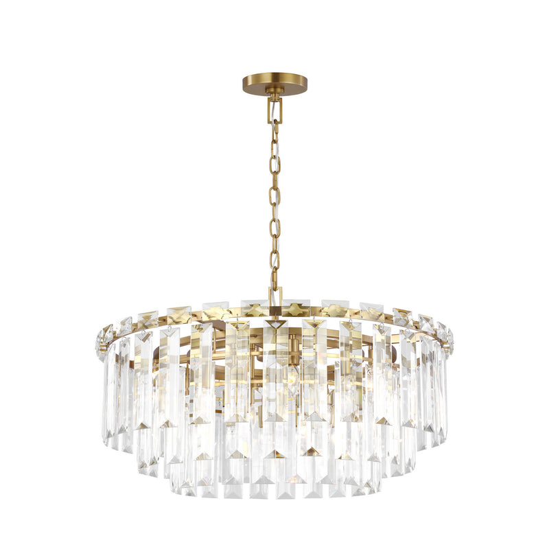 16 Light Chandelier<br /><span style="color:#4AB0CE;">Entrega: 4-10 dias en USA</span><br /><span style="color:#4AB0CE;font-size:60%;">PREGUNTE POR ENTREGA EN PANAMA</span><br />Collection: Arden<br />Finish: Burnished Brass