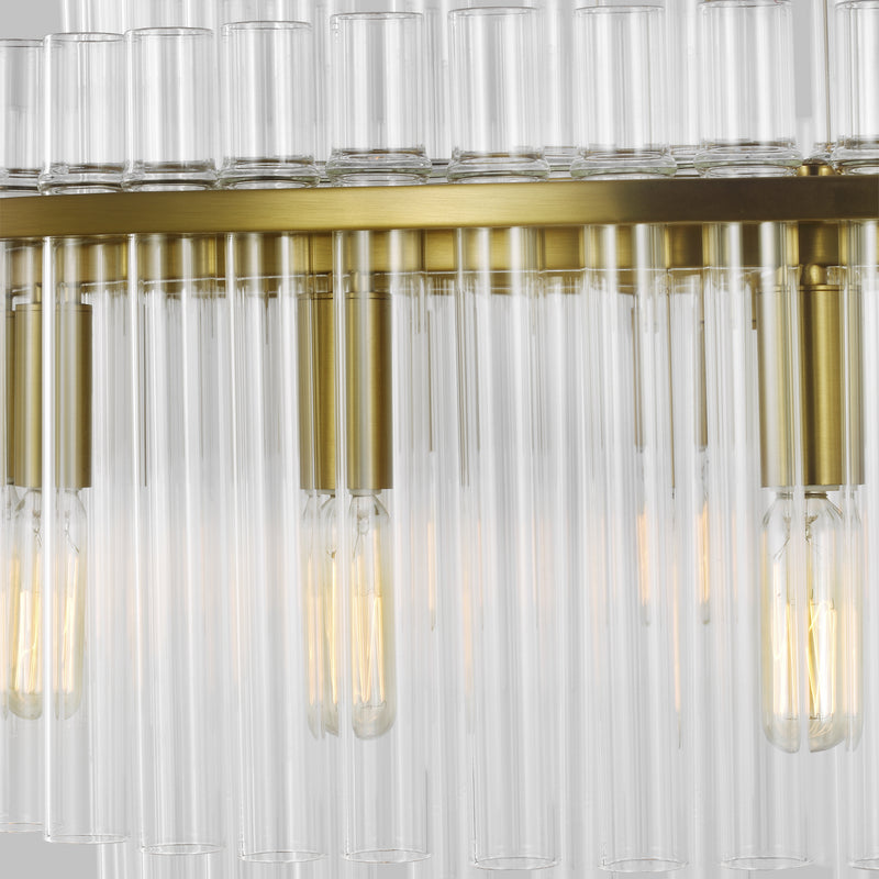 12 Light Chandelier<br /><span style="color:#4AB0CE;">Entrega: 9-10 semanas en USA</span><br /><span style="color:#4AB0CE;font-size:60%;">PREGUNTE POR ENTREGA EN PANAMA</span><br />Collection: Beckett<br />Finish: Burnished Brass