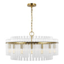 16 Light Chandelier<br /><span style="color:#4AB0CE;">Entrega: 4-10 dias en USA</span><br /><span style="color:#4AB0CE;font-size:60%;">PREGUNTE POR ENTREGA EN PANAMA</span><br />Collection: Beckett<br />Finish: Burnished Brass