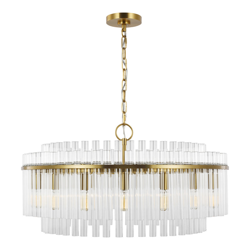 16 Light Chandelier<br /><span style="color:#4AB0CE;">Entrega: 4-10 dias en USA</span><br /><span style="color:#4AB0CE;font-size:60%;">PREGUNTE POR ENTREGA EN PANAMA</span><br />Collection: Beckett<br />Finish: Burnished Brass