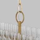 Seven Light Linear Chandelier<br /><span style="color:#4AB0CE;">Entrega: 4-10 dias en USA</span><br /><span style="color:#4AB0CE;font-size:60%;">PREGUNTE POR ENTREGA EN PANAMA</span><br />Collection: Beckett<br />Finish: Burnished Brass