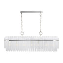 Seven Light Linear Chandelier<br /><span style="color:#4AB0CE;">Entrega: 4-10 dias en USA</span><br /><span style="color:#4AB0CE;font-size:60%;">PREGUNTE POR ENTREGA EN PANAMA</span><br />Collection: Beckett<br />Finish: Polished Nickel