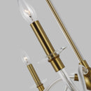Five Light Chandelier<br /><span style="color:#4AB0CE;">Entrega: 14-15 semanas en USA</span><br /><span style="color:#4AB0CE;font-size:60%;">PREGUNTE POR ENTREGA EN PANAMA</span><br />Collection: Hanover<br />Finish: Burnished Brass