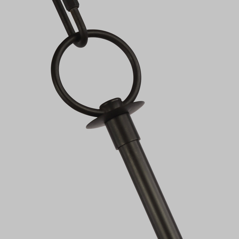 Eight Light Chandelier<br /><span style="color:#4AB0CE;">Entrega: 4-10 dias en USA</span><br /><span style="color:#4AB0CE;font-size:60%;">PREGUNTE POR ENTREGA EN PANAMA</span><br />Collection: Bayview<br />Finish: Aged Iron