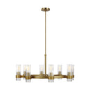 Eight Light Chandelier<br /><span style="color:#4AB0CE;">Entrega: 5-6 semanas en USA</span><br /><span style="color:#4AB0CE;font-size:60%;">PREGUNTE POR ENTREGA EN PANAMA</span><br />Collection: Geneva<br />Finish: Burnished Brass