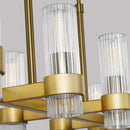 Ten Light Chandelier<br /><span style="color:#4AB0CE;">Entrega: 5-6 semanas en USA</span><br /><span style="color:#4AB0CE;font-size:60%;">PREGUNTE POR ENTREGA EN PANAMA</span><br />Collection: Geneva<br />Finish: Burnished Brass