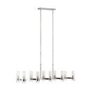 Ten Light Chandelier<br /><span style="color:#4AB0CE;">Entrega: 4-10 dias en USA</span><br /><span style="color:#4AB0CE;font-size:60%;">PREGUNTE POR ENTREGA EN PANAMA</span><br />Collection: Geneva<br />Finish: Polished Nickel