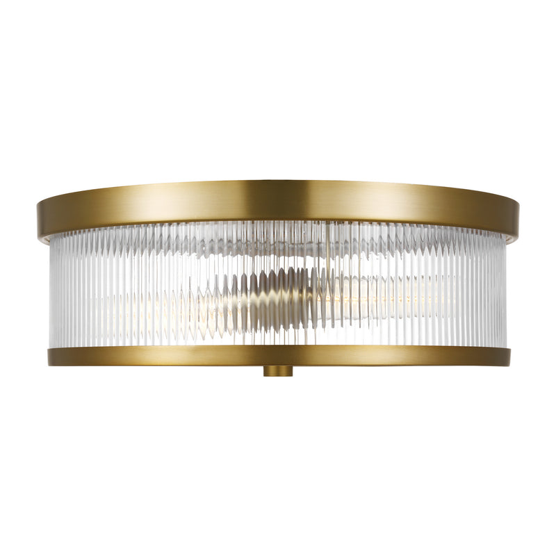 Two Light Flush Mount<br /><span style="color:#4AB0CE;">Entrega: 4-10 dias en USA</span><br /><span style="color:#4AB0CE;font-size:60%;">PREGUNTE POR ENTREGA EN PANAMA</span><br />Collection: Geneva<br />Finish: Burnished Brass