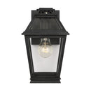 One Light Outdoor Wall Lantern<br /><span style="color:#4AB0CE;">Entrega: 4-10 dias en USA</span><br /><span style="color:#4AB0CE;font-size:60%;">PREGUNTE POR ENTREGA EN PANAMA</span><br />Collection: Falmouth<br />Finish: Dark Weathered Zinc