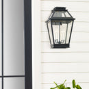 Four Light Outdoor Wall Lantern<br /><span style="color:#4AB0CE;">Entrega: 4-10 dias en USA</span><br /><span style="color:#4AB0CE;font-size:60%;">PREGUNTE POR ENTREGA EN PANAMA</span><br />Collection: Falmouth<br />Finish: Dark Weathered Zinc