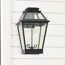 Four Light Outdoor Wall Lantern<br /><span style="color:#4AB0CE;">Entrega: 4-10 dias en USA</span><br /><span style="color:#4AB0CE;font-size:60%;">PREGUNTE POR ENTREGA EN PANAMA</span><br />Collection: Falmouth<br />Finish: Dark Weathered Zinc