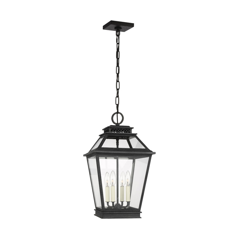Four Light Hanging Lantern<br /><span style="color:#4AB0CE;">Entrega: 4-10 dias en USA</span><br /><span style="color:#4AB0CE;font-size:60%;">PREGUNTE POR ENTREGA EN PANAMA</span><br />Collection: Falmouth<br />Finish: Dark Weathered Zinc