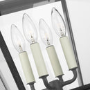 Four Light Post Lantern<br /><span style="color:#4AB0CE;">Entrega: 4-10 dias en USA</span><br /><span style="color:#4AB0CE;font-size:60%;">PREGUNTE POR ENTREGA EN PANAMA</span><br />Collection: Falmouth<br />Finish: Dark Weathered Zinc