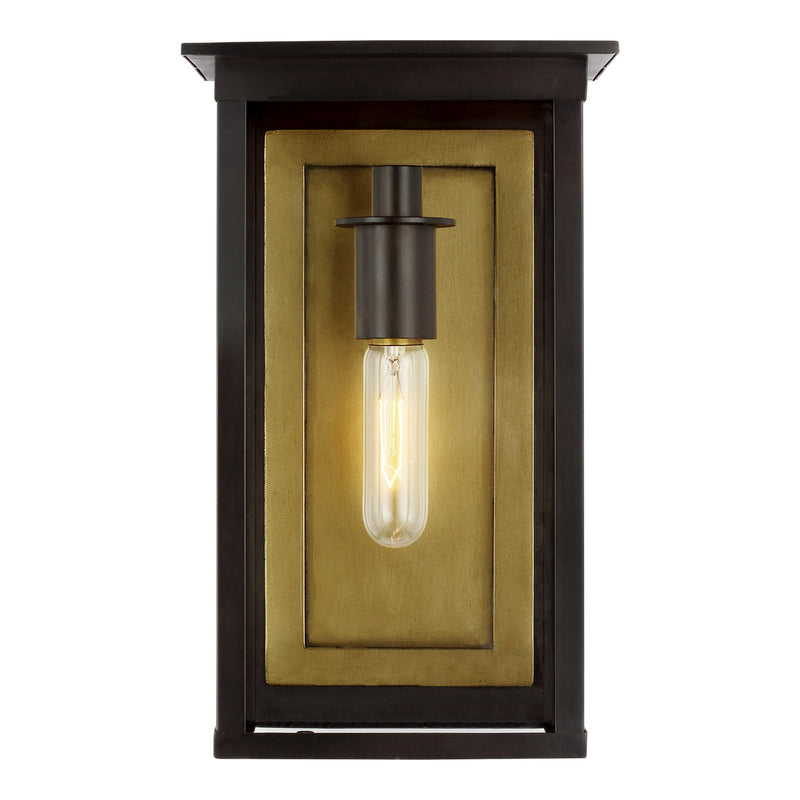 One Light Outdoor Wall Lantern<br /><span style="color:#4AB0CE;">Entrega: 4-10 dias en USA</span><br /><span style="color:#4AB0CE;font-size:60%;">PREGUNTE POR ENTREGA EN PANAMA</span><br />Collection: Freeport<br />Finish: Heritage Copper