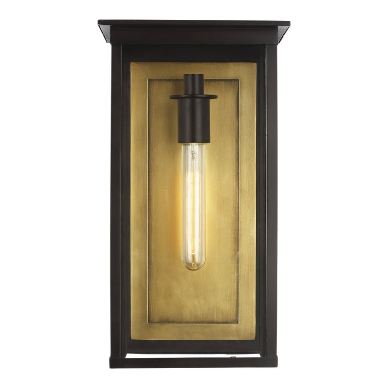 One Light Outdoor Wall Lantern<br /><span style="color:#4AB0CE;">Entrega: 4-10 dias en USA</span><br /><span style="color:#4AB0CE;font-size:60%;">PREGUNTE POR ENTREGA EN PANAMA</span><br />Collection: Freeport<br />Finish: Heritage Copper