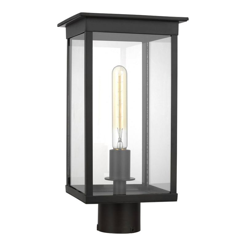 One Light Outdoor Post Lantern<br /><span style="color:#4AB0CE;">Entrega: 4-10 dias en USA</span><br /><span style="color:#4AB0CE;font-size:60%;">PREGUNTE POR ENTREGA EN PANAMA</span><br />Collection: Freeport<br />Finish: Heritage Copper