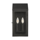 Two Light Outdoor Wall Lantern<br /><span style="color:#4AB0CE;">Entrega: 4-10 dias en USA</span><br /><span style="color:#4AB0CE;font-size:60%;">PREGUNTE POR ENTREGA EN PANAMA</span><br />Collection: Hingham<br />Finish: Textured Black