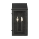 Two Light Outdoor Wall Lantern<br /><span style="color:#4AB0CE;">Entrega: 4-10 dias en USA</span><br /><span style="color:#4AB0CE;font-size:60%;">PREGUNTE POR ENTREGA EN PANAMA</span><br />Collection: Hingham<br />Finish: Textured Black