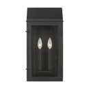Two Light Outdoor Wall Lantern<br /><span style="color:#4AB0CE;">Entrega: 4-10 dias en USA</span><br /><span style="color:#4AB0CE;font-size:60%;">PREGUNTE POR ENTREGA EN PANAMA</span><br />Collection: Hingham<br />Finish: Textured Black