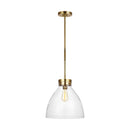 One Light Pendant<br /><span style="color:#4AB0CE;">Entrega: 4-10 dias en USA</span><br /><span style="color:#4AB0CE;font-size:60%;">PREGUNTE POR ENTREGA EN PANAMA</span><br />Collection: Garrett<br />Finish: Burnished Brass