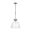 One Light Pendant<br /><span style="color:#4AB0CE;">Entrega: 4-10 dias en USA</span><br /><span style="color:#4AB0CE;font-size:60%;">PREGUNTE POR ENTREGA EN PANAMA</span><br />Collection: Garrett<br />Finish: Burnished Brass