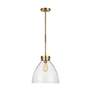 One Light Pendant<br /><span style="color:#4AB0CE;">Entrega: 13-14 semanas en USA</span><br /><span style="color:#4AB0CE;font-size:60%;">PREGUNTE POR ENTREGA EN PANAMA</span><br />Collection: Garrett<br />Finish: Burnished Brass