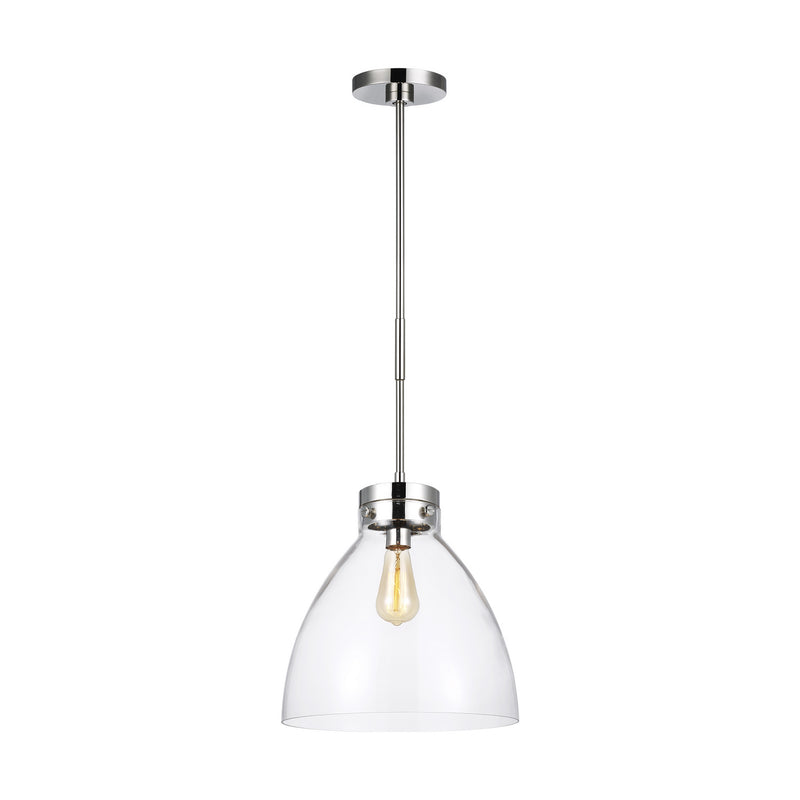 One Light Pendant<br /><span style="color:#4AB0CE;">Entrega: 4-10 dias en USA</span><br /><span style="color:#4AB0CE;font-size:60%;">PREGUNTE POR ENTREGA EN PANAMA</span><br />Collection: Garrett<br />Finish: Polished Nickel