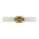 Two Light Wall Sconce<br /><span style="color:#4AB0CE;">Entrega: 4-10 dias en USA</span><br /><span style="color:#4AB0CE;font-size:60%;">PREGUNTE POR ENTREGA EN PANAMA</span><br />Collection: Geneva<br />Finish: Burnished Brass