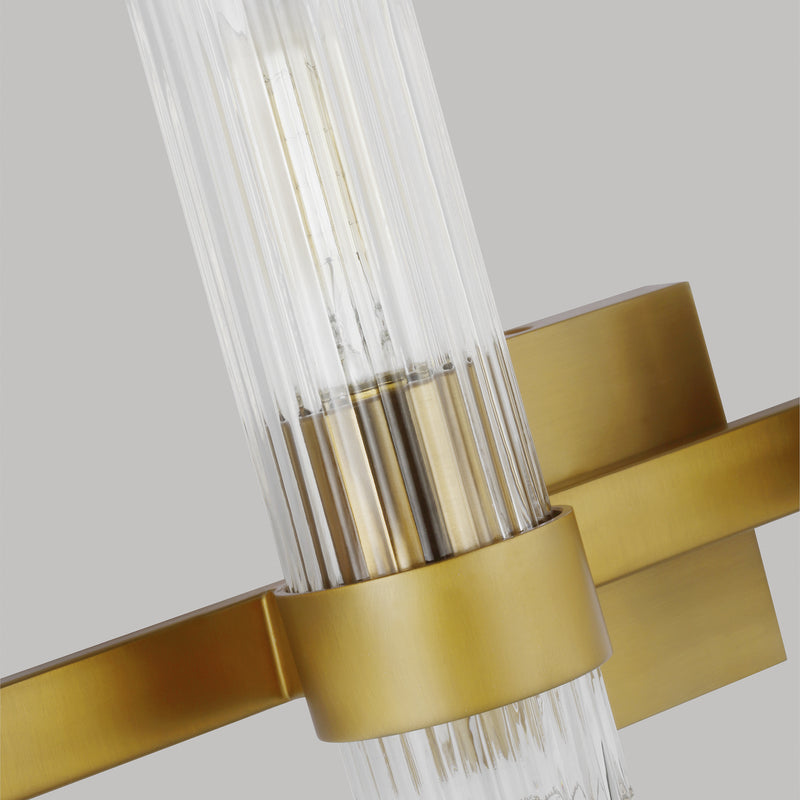 Four Light Vanity<br /><span style="color:#4AB0CE;">Entrega: 4-10 dias en USA</span><br /><span style="color:#4AB0CE;font-size:60%;">PREGUNTE POR ENTREGA EN PANAMA</span><br />Collection: Geneva<br />Finish: Burnished Brass
