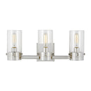 Three Light Vanity<br /><span style="color:#4AB0CE;">Entrega: 4-10 dias en USA</span><br /><span style="color:#4AB0CE;font-size:60%;">PREGUNTE POR ENTREGA EN PANAMA</span><br />Collection: Garrett<br />Finish: Polished Nickel