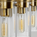 Four Light Vanity<br /><span style="color:#4AB0CE;">Entrega: 4-10 dias en USA</span><br /><span style="color:#4AB0CE;font-size:60%;">PREGUNTE POR ENTREGA EN PANAMA</span><br />Collection: Garrett<br />Finish: Burnished Brass