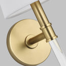 One Light Wall Sconce<br /><span style="color:#4AB0CE;">Entrega: 4-10 dias en USA</span><br /><span style="color:#4AB0CE;font-size:60%;">PREGUNTE POR ENTREGA EN PANAMA</span><br />Collection: Hanover<br />Finish: Burnished Brass