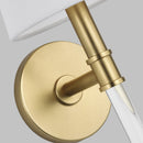 One Light Wall Sconce<br /><span style="color:#4AB0CE;">Entrega: 4-10 dias en USA</span><br /><span style="color:#4AB0CE;font-size:60%;">PREGUNTE POR ENTREGA EN PANAMA</span><br />Collection: Hanover<br />Finish: Burnished Brass