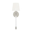 One Light Wall Sconce<br /><span style="color:#4AB0CE;">Entrega: 4-10 dias en USA</span><br /><span style="color:#4AB0CE;font-size:60%;">PREGUNTE POR ENTREGA EN PANAMA</span><br />Collection: Hanover<br />Finish: Polished Nickel
